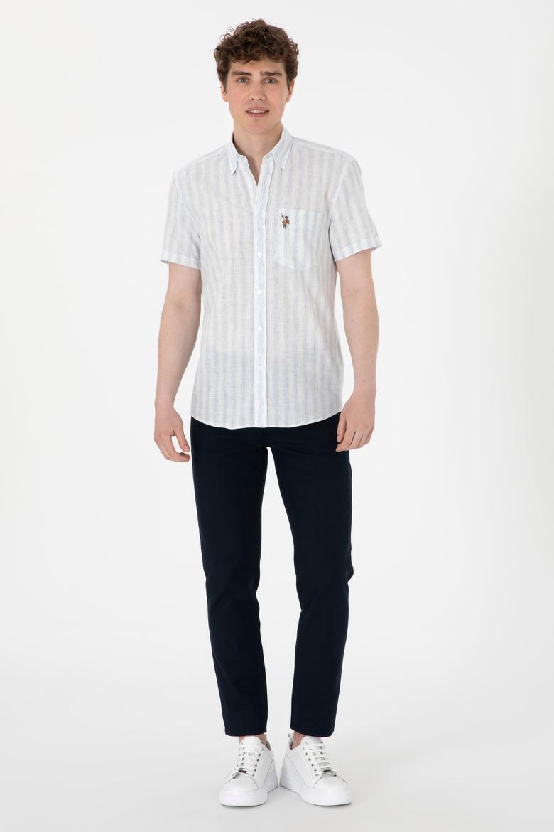 Erkek Açık Mavi Kısa Kollu Gömlek - 50299600009