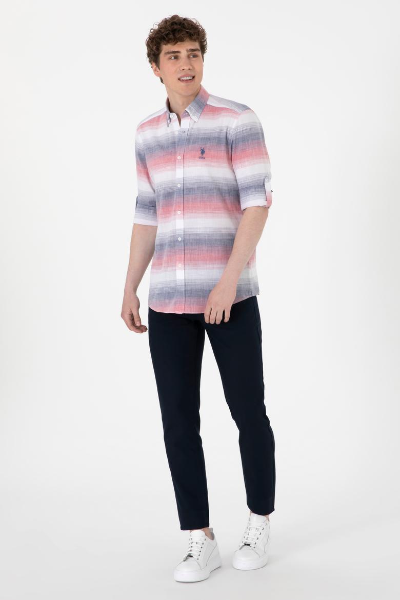 Erkek Kırmızı Uzun Kollu Gömlek - 50300006018