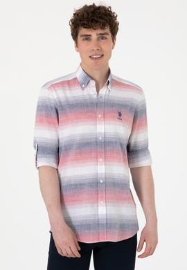 Erkek Kırmızı Uzun Kollu Gömlek - 50300006018