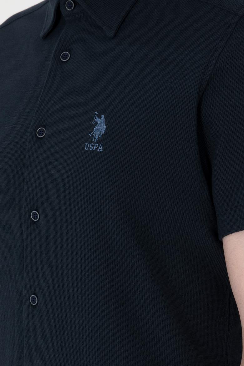 Erkek Lacivert Örme Gömlek - 50300367008