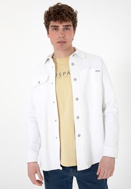 Erkek Ekru Jean Gömlek - 50304381003
