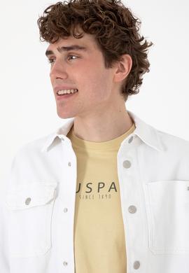 Erkek Ekru Jean Gömlek - 50304381003