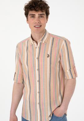 Erkek Turuncu Uzun Kollu Gömlek - 50299588009