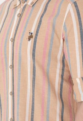 Erkek Turuncu Uzun Kollu Gömlek - 50299588009