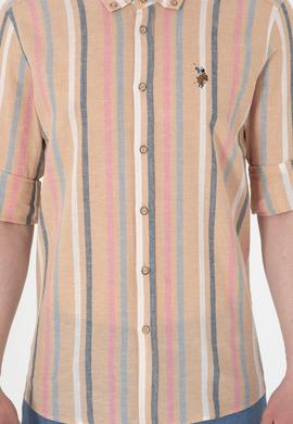 Erkek Turuncu Uzun Kollu Gömlek - 50299588009