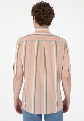 Erkek Turuncu Uzun Kollu Gömlek - 50299588009