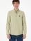 Erkek Açık Haki Uzun Kollu Basic Gömlek