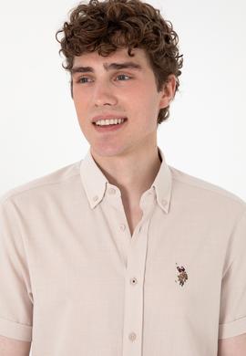 Erkek Taş Kısa Kollu Gömlek - 50298007057