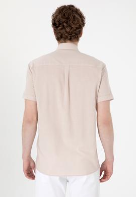 Erkek Taş Kısa Kollu Gömlek - 50298007057