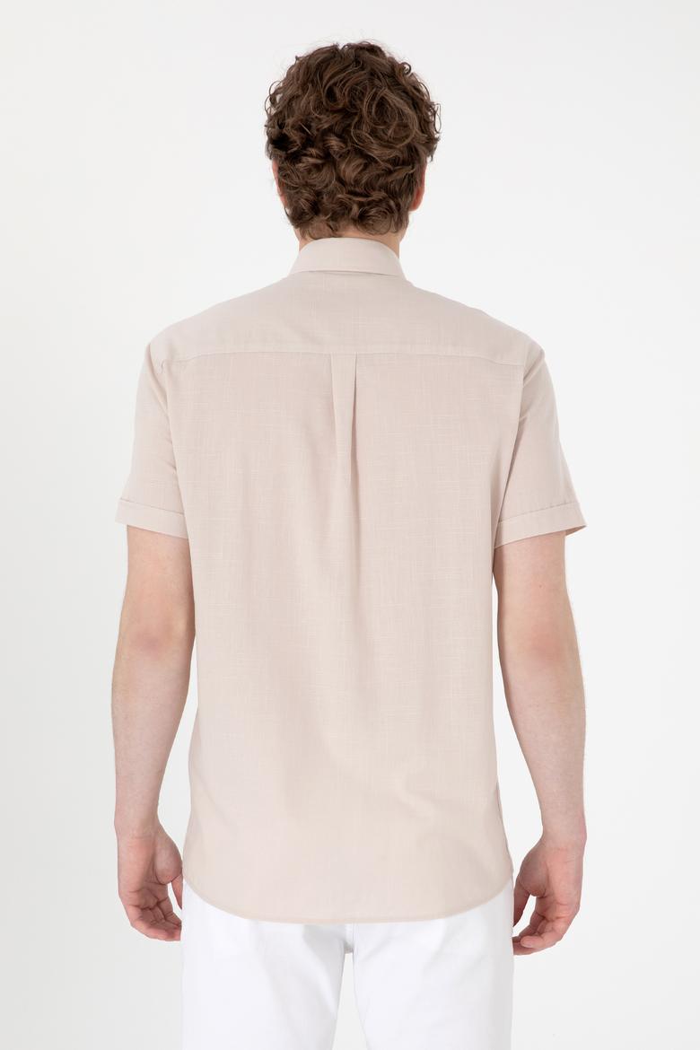 Erkek Taş Kısa Kollu Gömlek - 50298007057