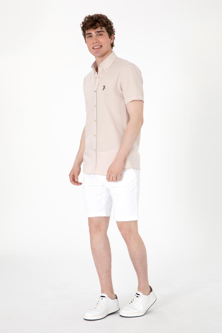 Erkek Taş Kısa Kollu Gömlek - 50298007057