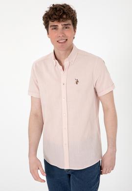 Erkek Pudra Kısa Kollu Gömlek - 50298007079