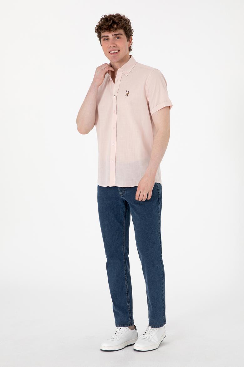 Erkek Pudra Kısa Kollu Gömlek - 50298007079