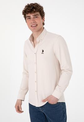 Erkek Taş Uzun Kollu Basic Gömlek - 50297997012