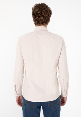 Erkek Taş Uzun Kollu Basic Gömlek - 50297997012