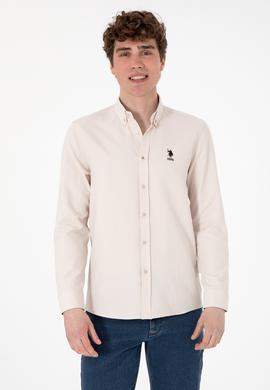 Erkek Taş Uzun Kollu Basic Gömlek - 50297997012