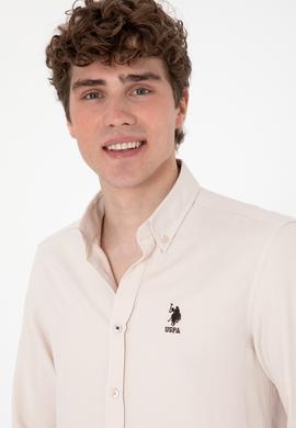 Erkek Taş Uzun Kollu Basic Gömlek - 50297997012