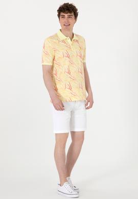 Erkek Regular Fit Polo Yaka Açık Haki Tişört - 50299632001