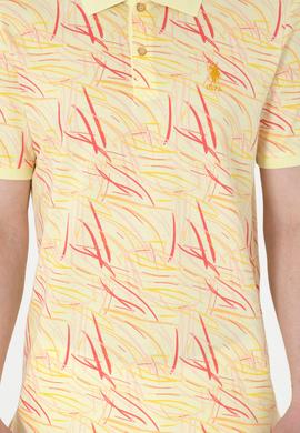 Erkek Regular Fit Polo Yaka Açık Haki Tişört - 50299632001