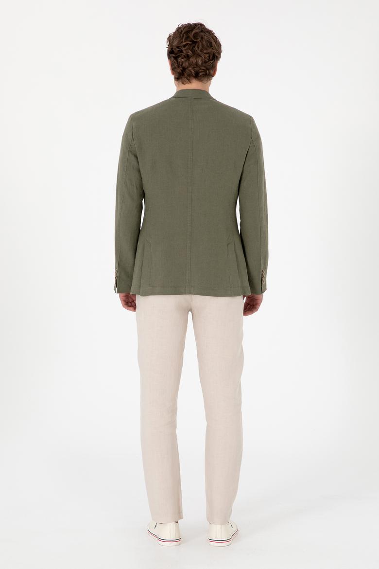 Erkek Koyu Bej Kanvas Pantolon - 50300193233