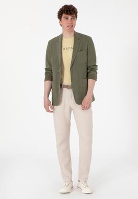 Erkek Koyu Bej Kanvas Pantolon - 50300193233