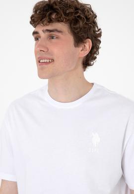 Erkek Comfort Fit Bisiklet Yaka Beyaz Tişört - 50305873017