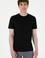 Erkek Regular Fit Bisiklet Yaka Siyah Basic Tişört