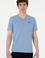 Erkek Regular Fit V Yaka Mavi Basic Tişört