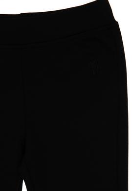 Kız Çocuk Siyah 3/4 Boy İnterlok Tayt - 50306792008