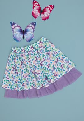 Kız Çocuk Lila Örme Etek - 50300779010