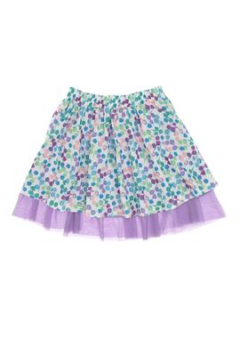 Kız Çocuk Lila Örme Etek - 50300779010
