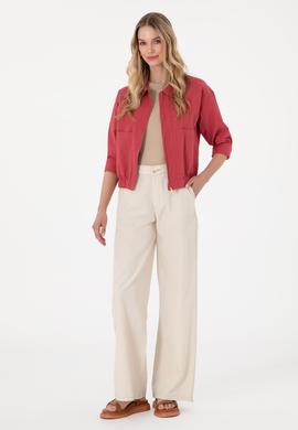 Kadın Vişne DOKUMA MONT - 50305579011