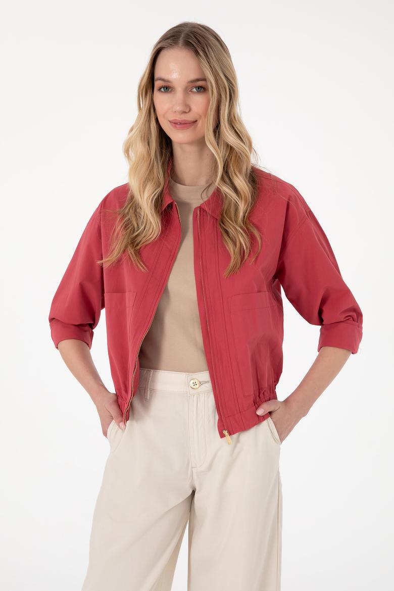 Kadın Vişne DOKUMA MONT - 50305579011