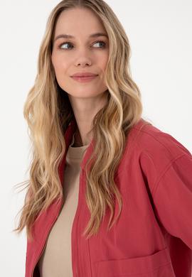 Kadın Vişne DOKUMA MONT - 50305579011