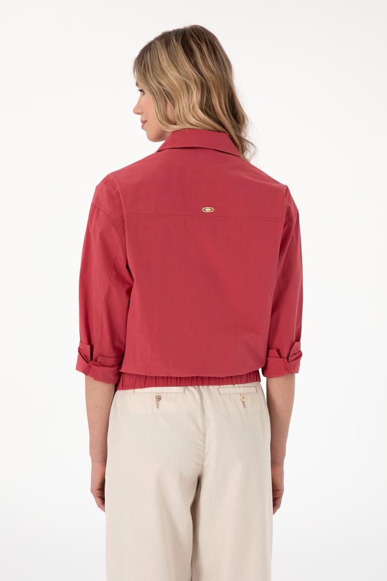 Kadın Vişne DOKUMA MONT - 50305579011