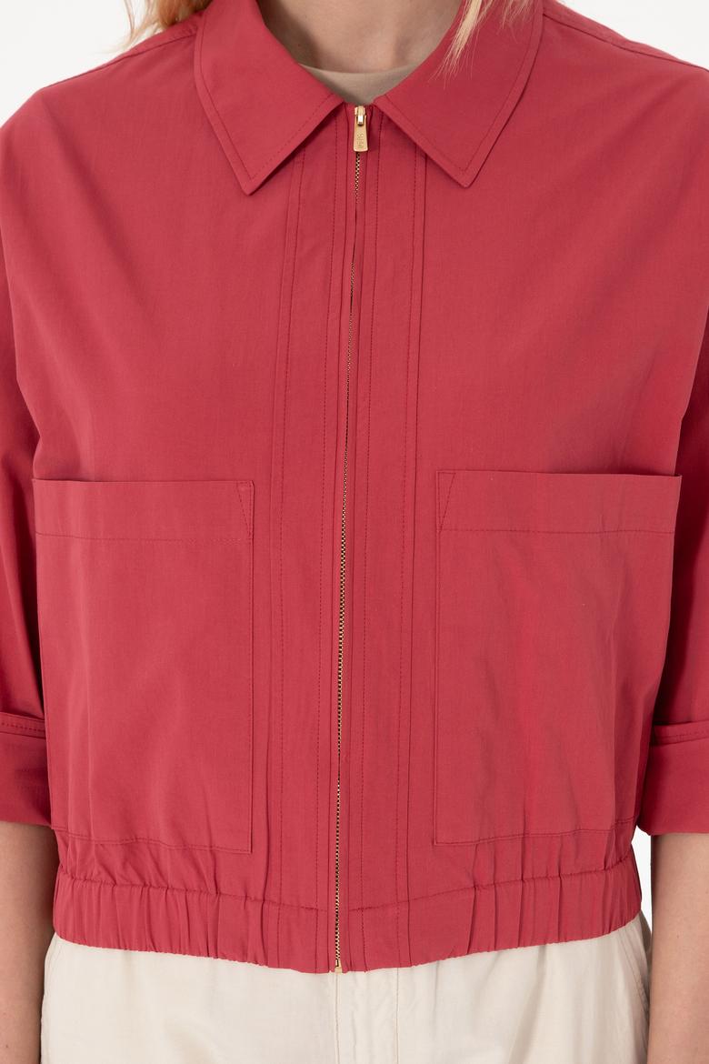 Kadın Vişne DOKUMA MONT - 50305579011