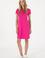 Kadın Fuşya Polo Yaka Örme Elbise