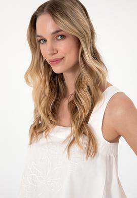 Kadın Krem Askılı Blzuz - 50299476006