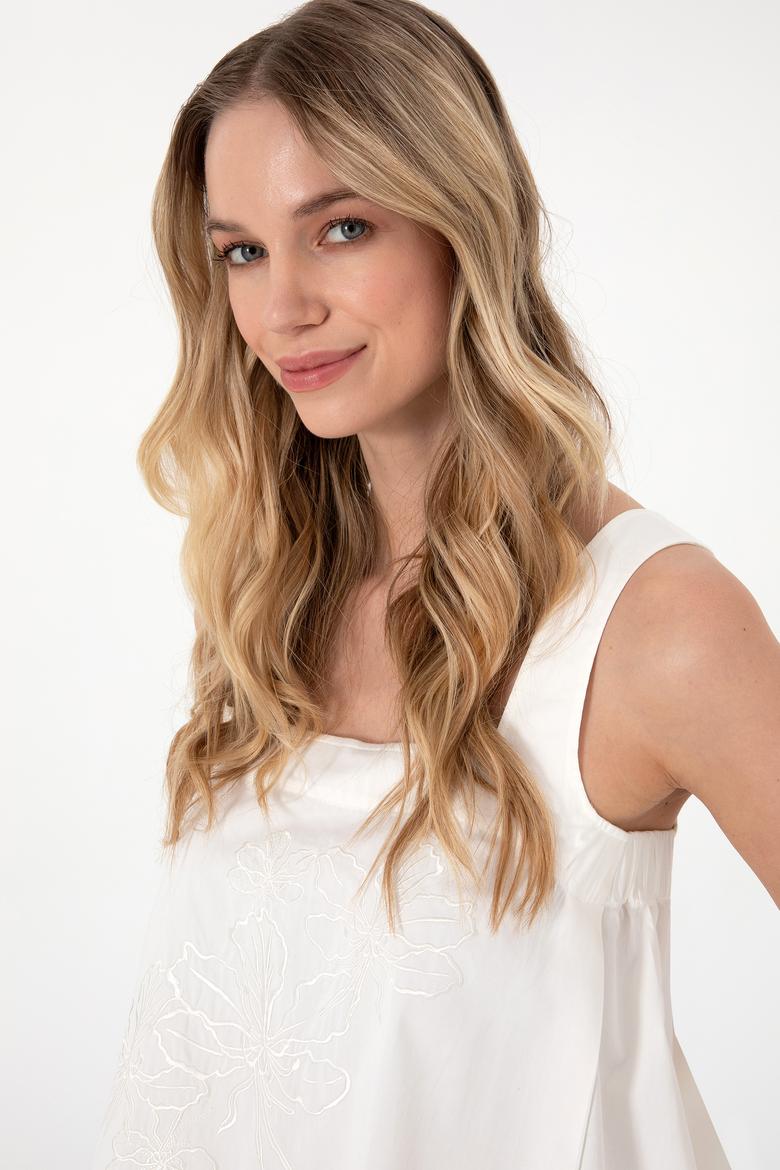 Kadın Krem Askılı Blzuz - 50299476006