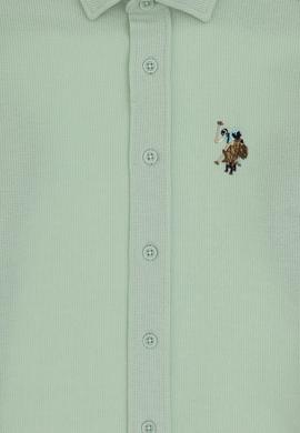 Erkek Çocuk Su Yeşili Örme Gömlek - 50300752056