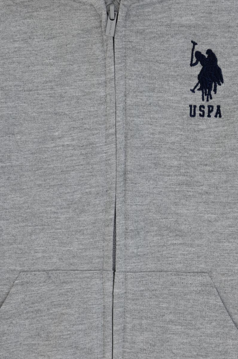 Erkek Çocuk Gri Melanj Basic Sweatshirt