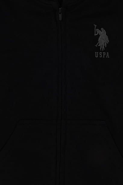 Erkek Çocuk Siyah Basic Sweatshirt