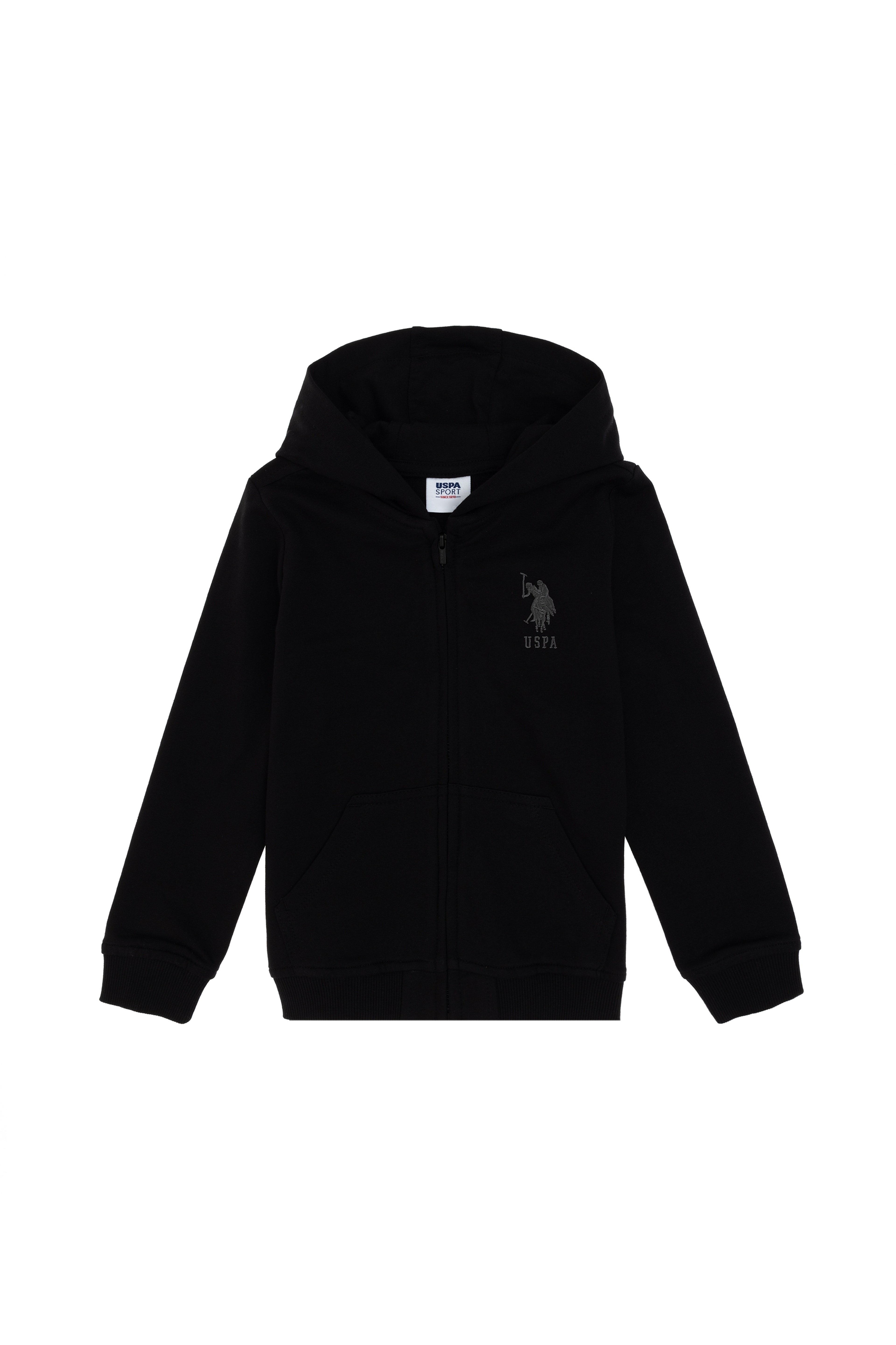 Erkek Çocuk Siyah Basic Sweatshirt - Image 1