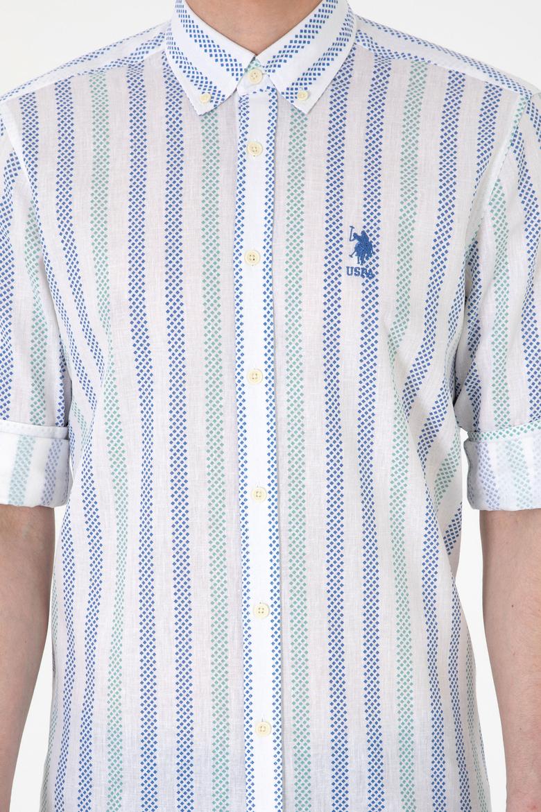 Erkek Saks Uzun Kollu Gömlek - 50283717017