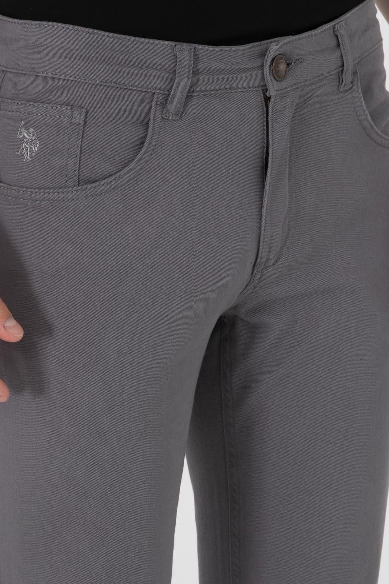 Erkek Gri Kanvas Pantolon - 50291156481