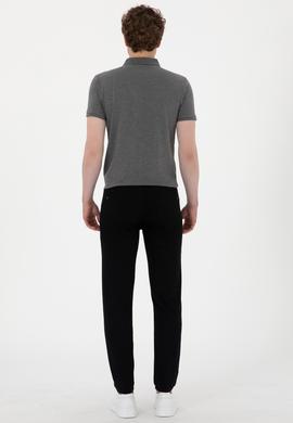 Erkek Slim Fit Siyah Kanvas Pantolon - 50299193054