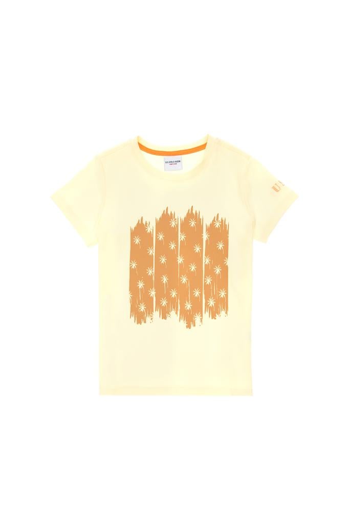 Erkek Çocuk Limon Bisiklet Yaka Tişört