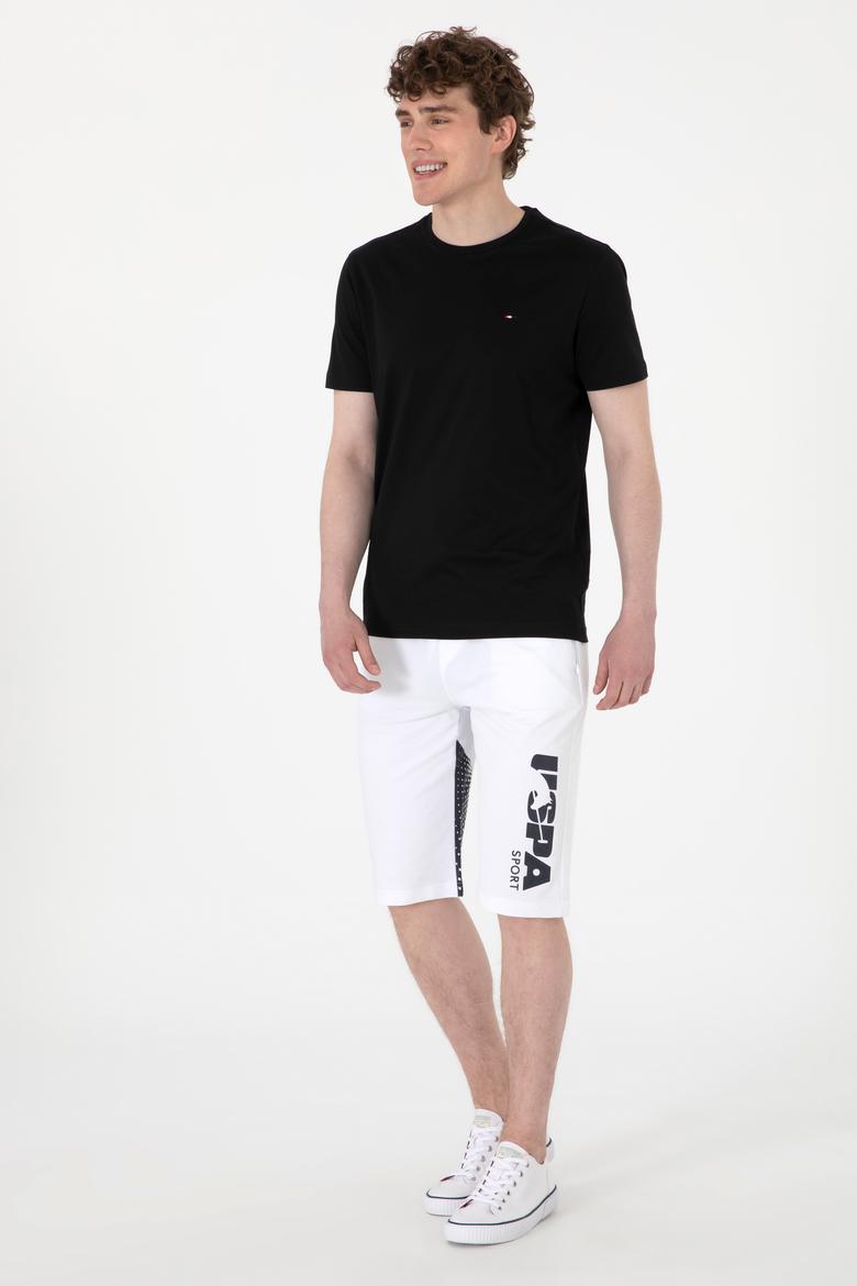 Erkek Beyaz Örme Şort - 50282013003