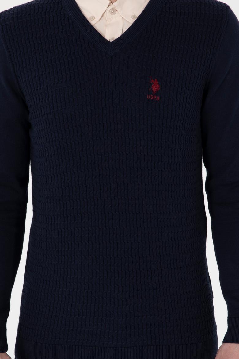 Erkek Lacivert Basic Kazak - 50288879008