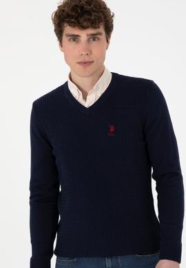 Erkek Lacivert Basic Kazak - 50288879008